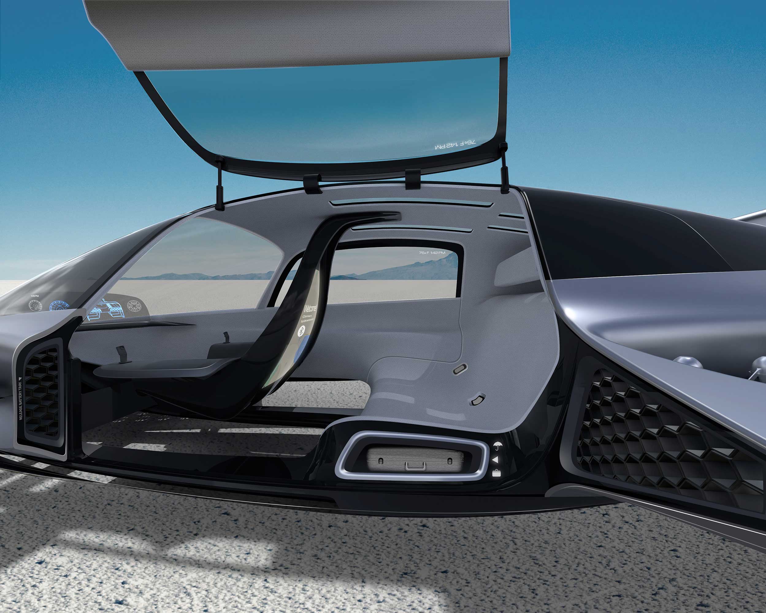 LEO Flight represented by Indiana IEDC at CES 2025 - Showcasing the future of personal eVTOL.
